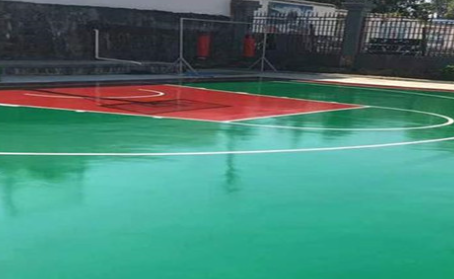 资阳篮球场翻新地面